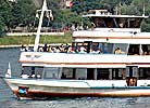 Rheinschiffahrt ab Boppard, Kamp-Bornhofen, St. Goar, St. Goarshausen und Bacharach, Schiffsfahrplan, Foto, Fahrtverlauf, Speisen, Schiffskarten